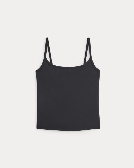 Alternative view of Scoopneck Cami | Black