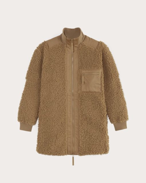 Alternative view of The Teddy Jacket | Toasted Coconut