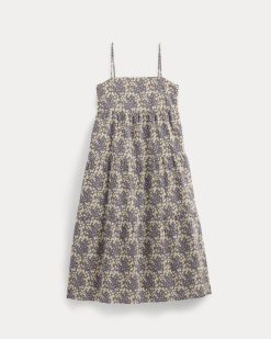 Alternative view of The Gauze Tiered Dress | Mocha Floral