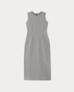 Alternative view of The Dream '90s Midi Dress | Mid Heather Grey