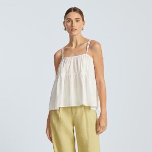 Alternative view of The Billow Cami | White