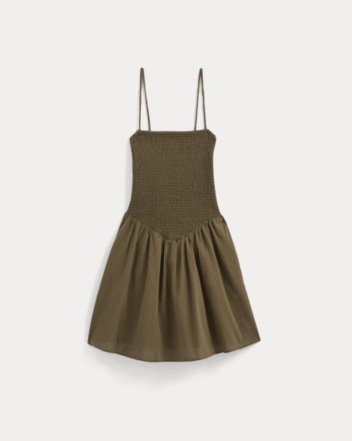 Alternative view of Gauze Smocked Mini Dress | Beech