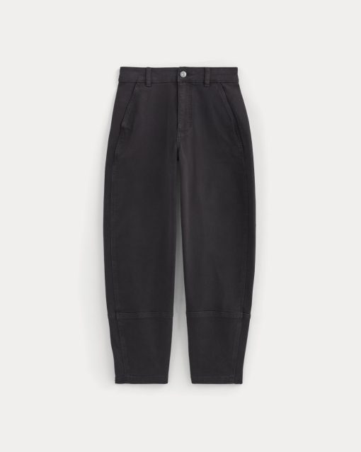 Alternative view of The Utility Barrel Pant | Black | Regular