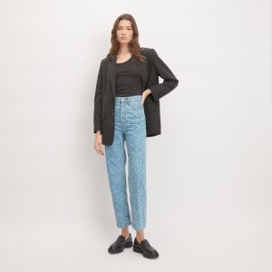 The Rigid Way-High® Jean  | Light Painterly Strokes | 27.5 Inseam