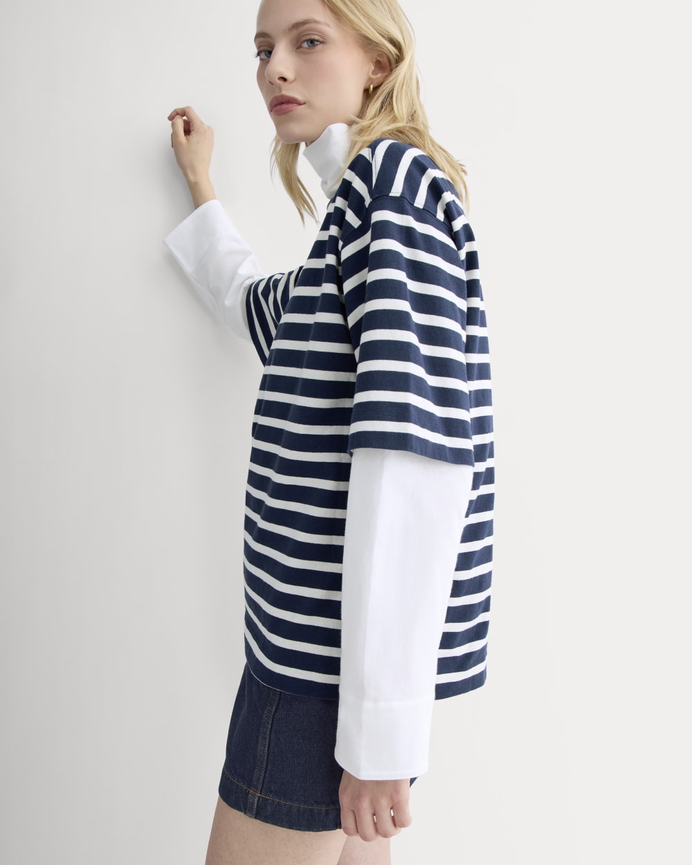 Mariner Tee | Navy / Bone - Image 4
