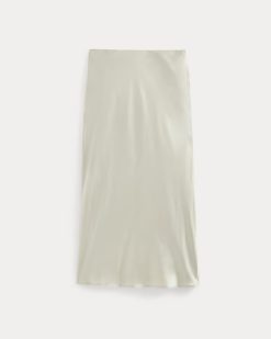 Alternative view of Slip Skirt in Silk Charmeuse | Peyote