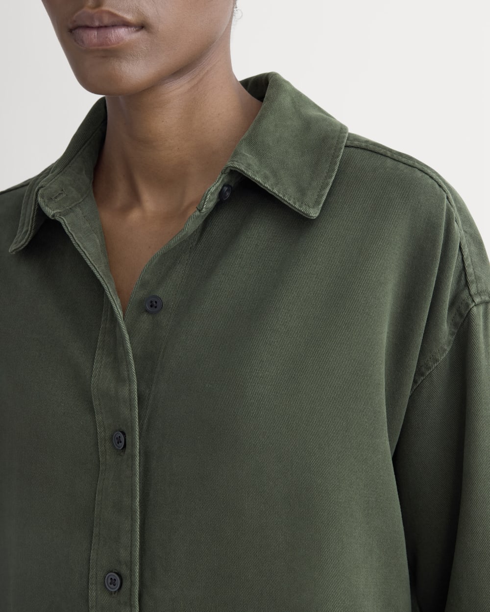 Boxy Shirt in Buttersoft | Dark Forest - Image 4