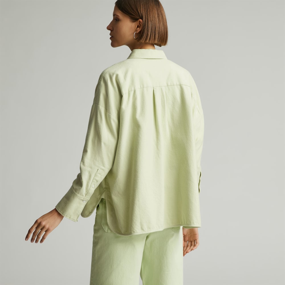 The Boxy Flannel | Seafoam Green - Image 3