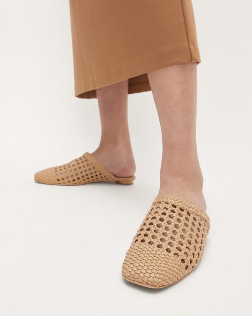 Alternative view of The Day Mule | Light Taupe Woven
