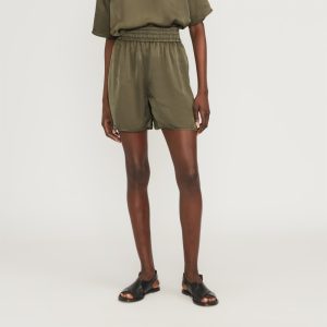 The Satin Pull-On Short | Kalamata