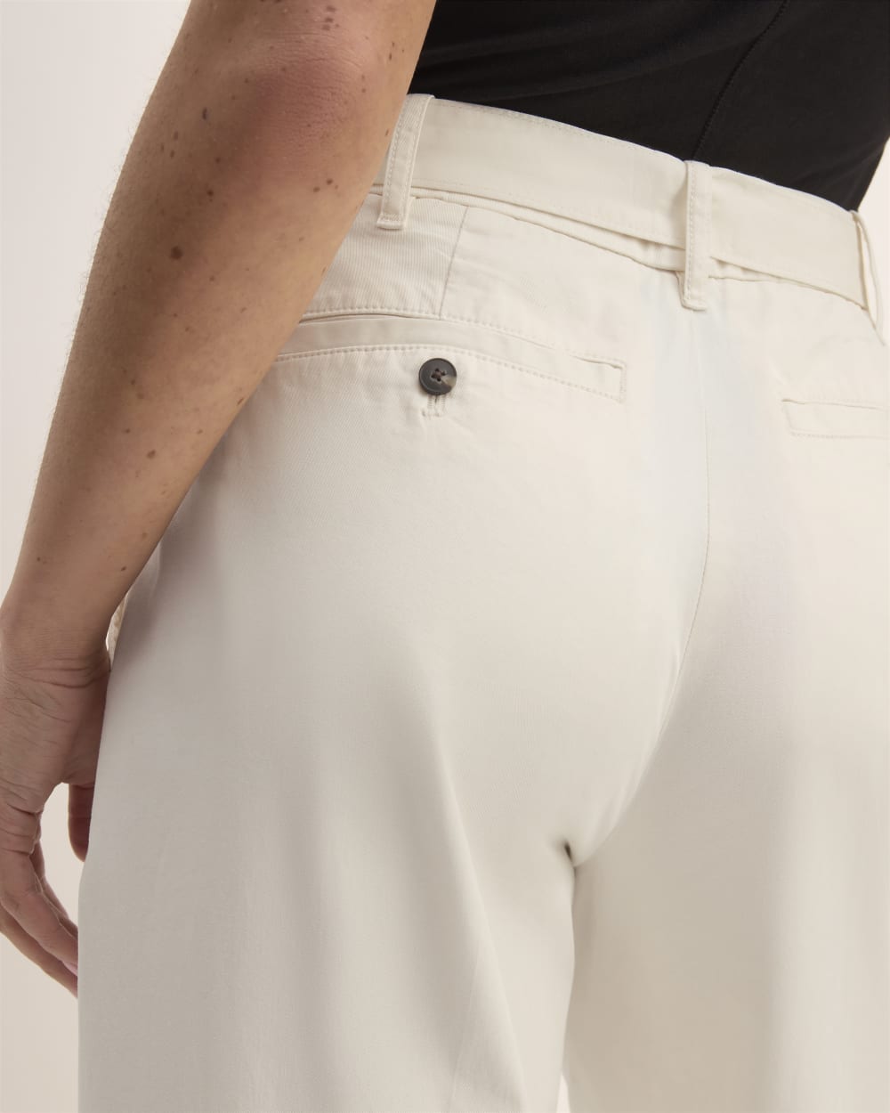 The Pleated Wide-Leg Chino | Bone - Image 5