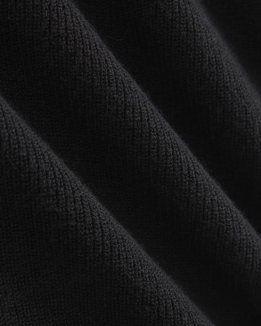Knit Quarter-Zip Polo | Black - Image 7