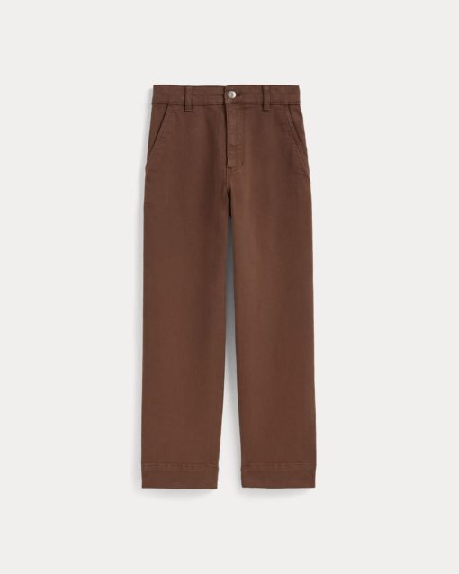 Alternative view of The Utility Straight-Leg Pant | Rosewood | 28.5 Inseam