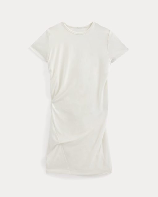 Alternative view of Twisted Short-Sleeve Crew Dress | Bone