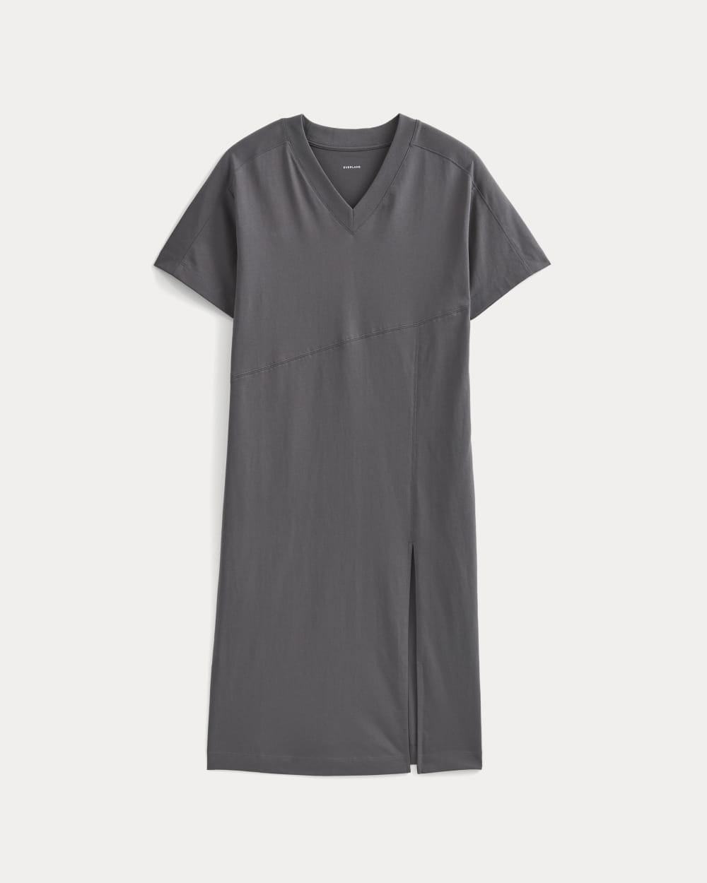 Weekend Tee Midi Dress | Charcoal Grey - Image 2