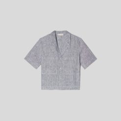 Alternative view of The Linen Workwear Shirt | Canvas Tan / Navy