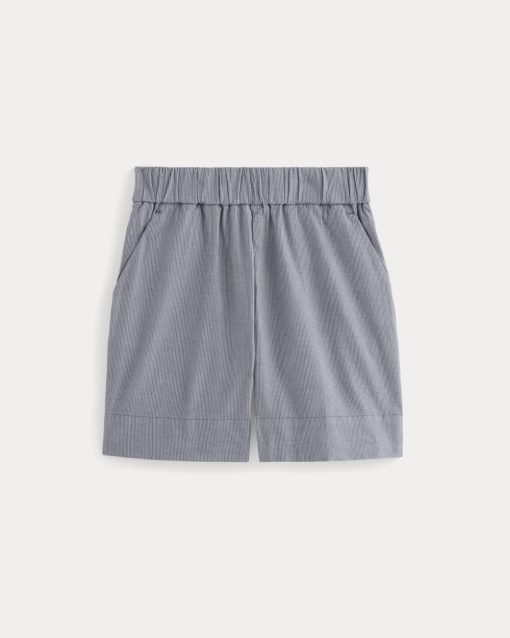 Alternative view of The Easy Short | Dark Denim Pinstripe