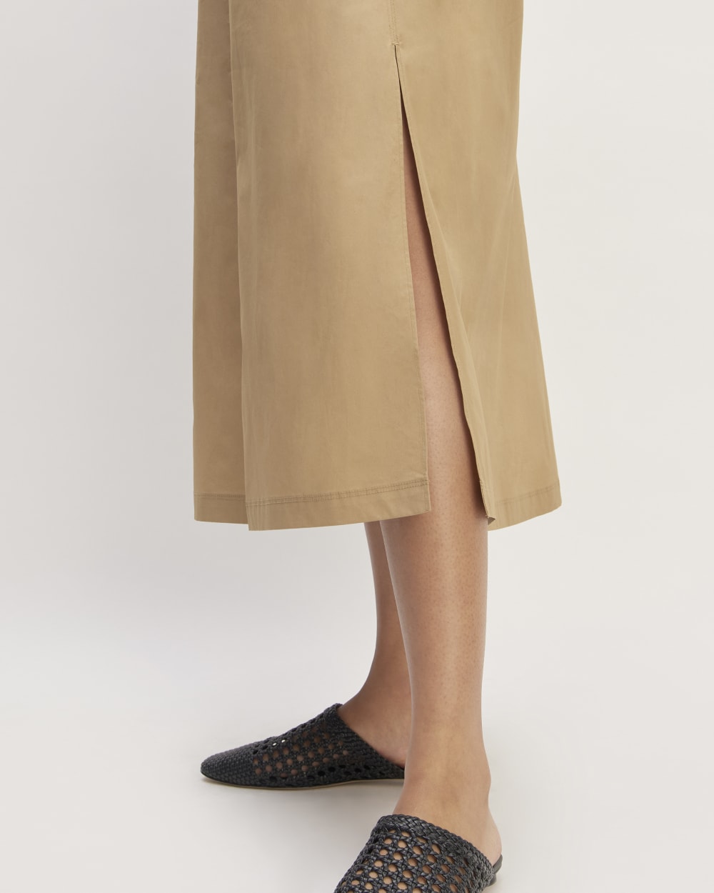 The Supima® High-Neck Riviera Dress | Black / Tiger's Eye - Image 4