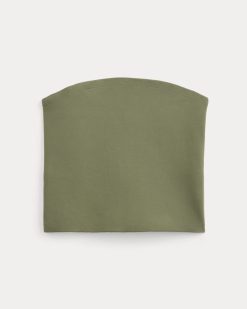 Alternative view of The Form Tube Top | Lichen Green