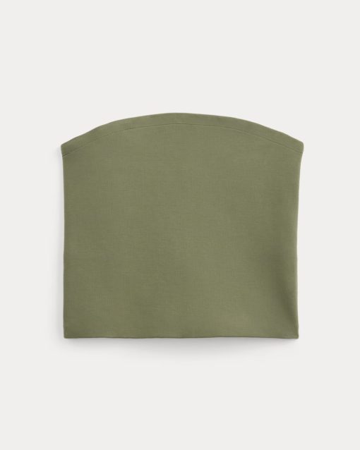 Alternative view of The Form Tube Top | Lichen Green