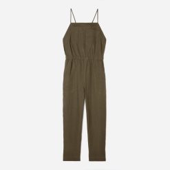 The Linen Shoestring Jumpsuit | Beech