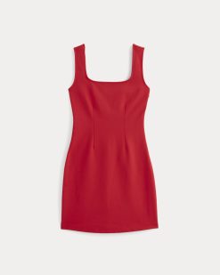 Alternative view of The Dream Square-Neck Dress | Classic Red