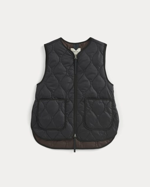 Alternative view of ReNew Quilted Vest | Black