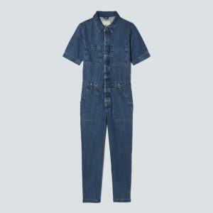 Alternative view of The Supersoft Jean Coverall | Work Blue