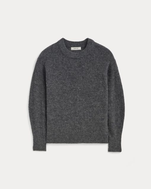 Alternative view of The Cocoon Crew in Alpaca | Dark Charcoal