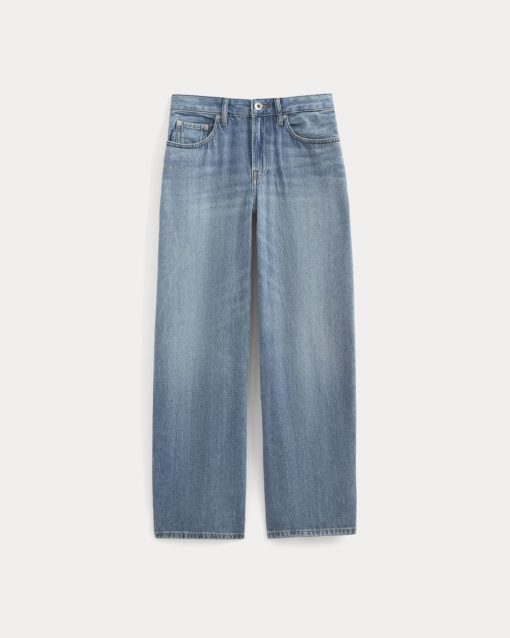 Alternative view of Loose Curve Jean | Tungsten Bright