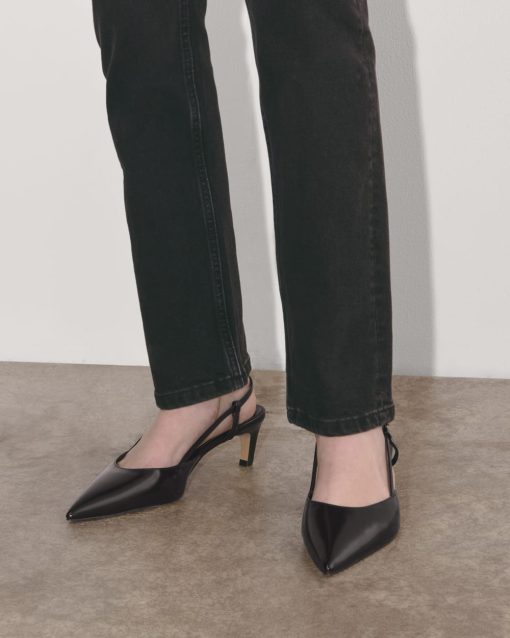 Alternative view of The Studio Slingback Heel | Black