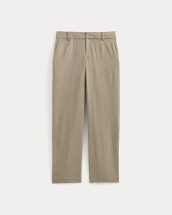 Alternative view of Straight-Leg Trouser in Tailor Twill | Light Taupe