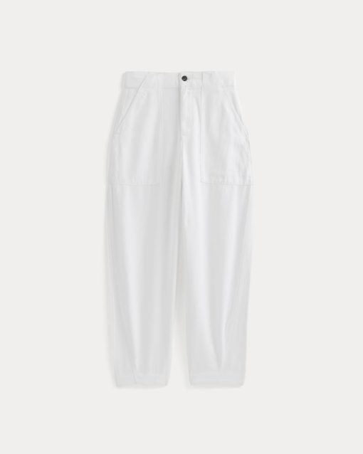Alternative view of Patch Pocket Ballon Pant in Buttersoft | White