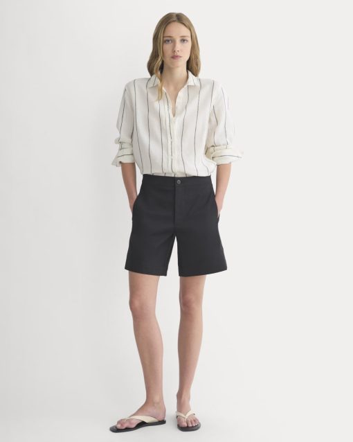 Side-Panel Tailored Short | Black