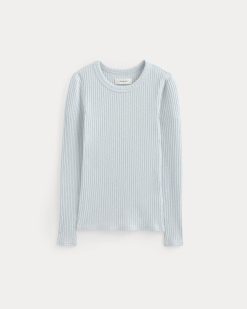 Alternative view of The Cozy Rib Long-Sleeve Tee | Skywriting