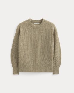 Alternative view of The Cocoon Crew in Alpaca | Dark Heathered Camel