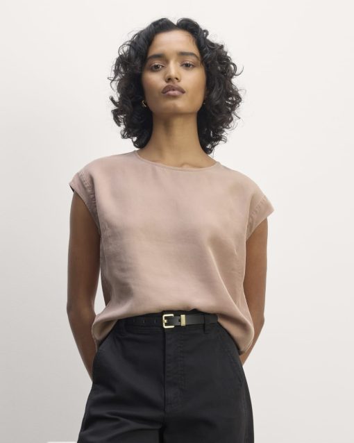 The Muscle Top in Butterlite | Dusty Rose