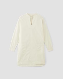 Alternative view of The Long-Sleeve Utility Mini Dress | Bone
