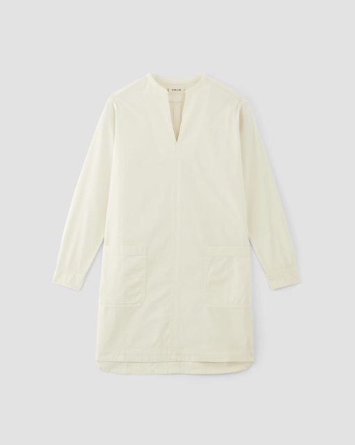 Alternative view of The Long-Sleeve Utility Mini Dress | Bone