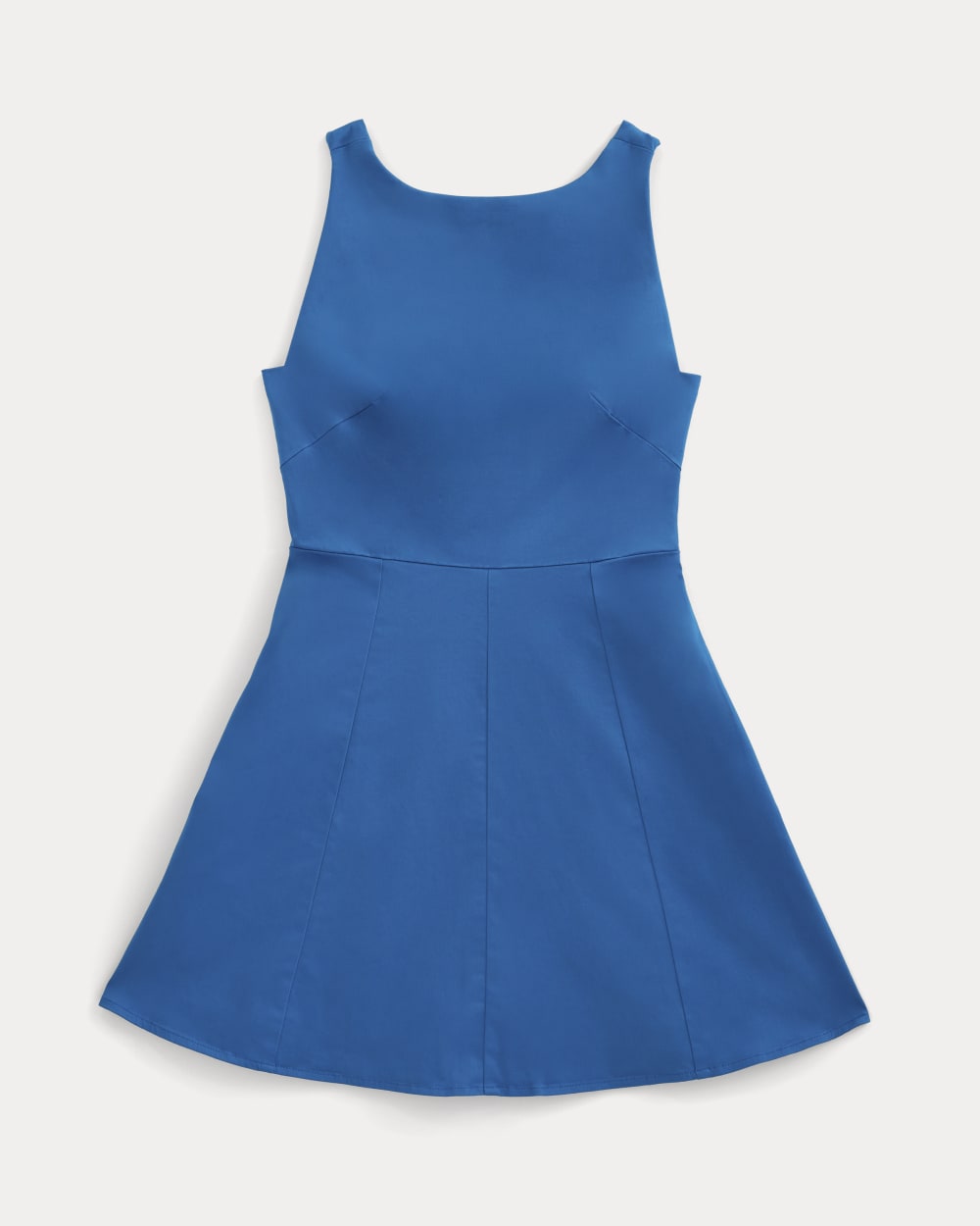 Seamed Open-Back Mini Dress | Imperial Blue - Image 3