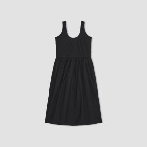 Alternative view of The Poplin Summer Dress | Black