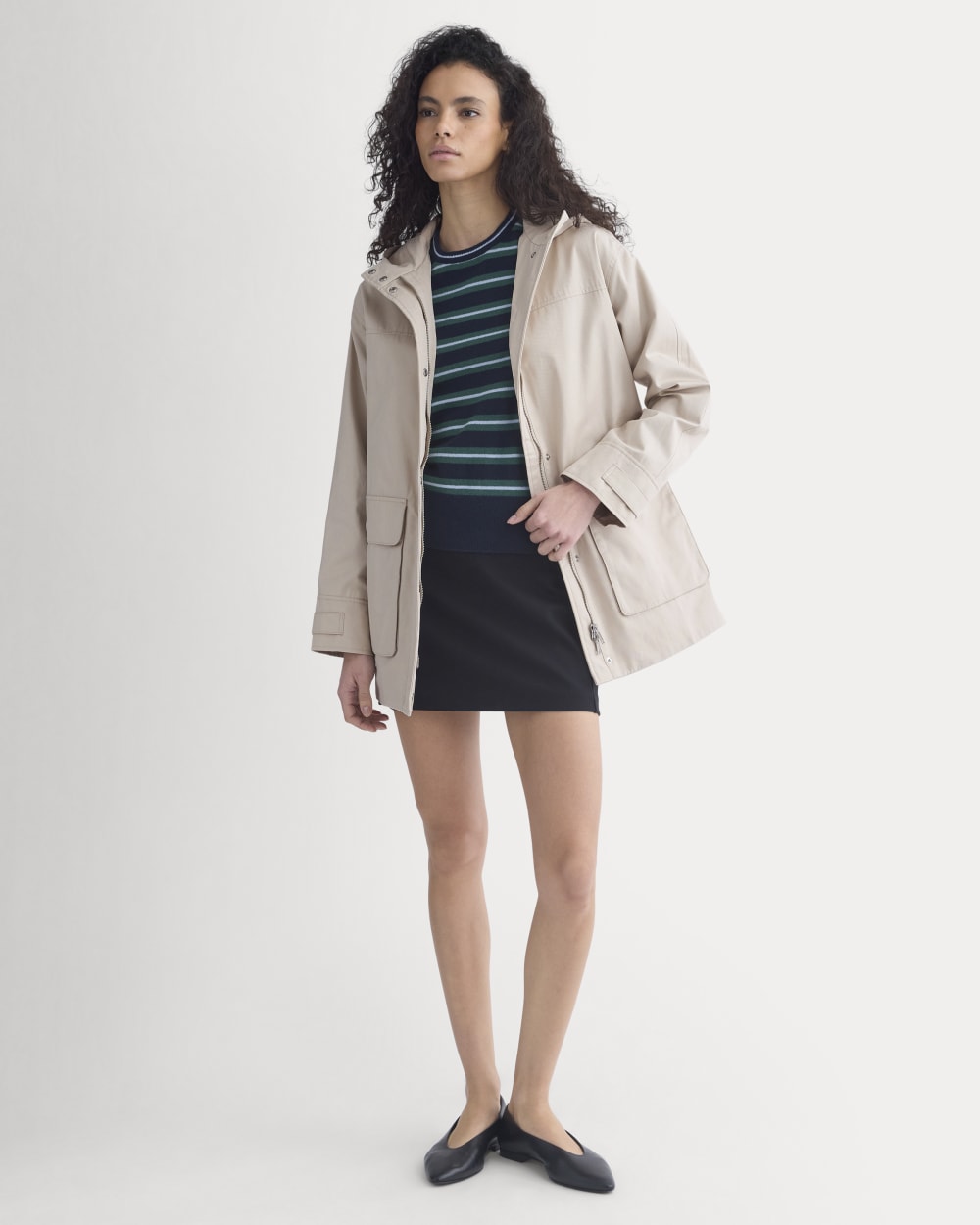 Hooded Field Jacket | Peyote - Image 3