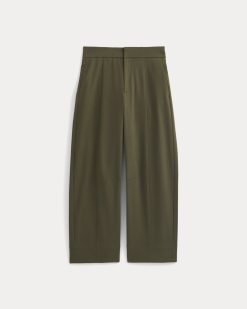 Alternative view of Seamed Balloon Pant | Olive Night