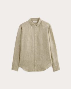 Alternative view of The Must-Have Shirt in Linen | Cornstalk Chambray