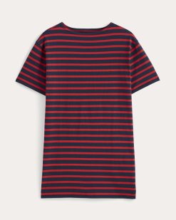 Alternative view of The Mariner Dress | Navy / Classic Red