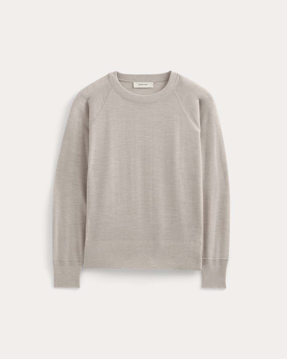 Raglan Sweater in Ultrasoft Merino | Heathered Oat - Image 2