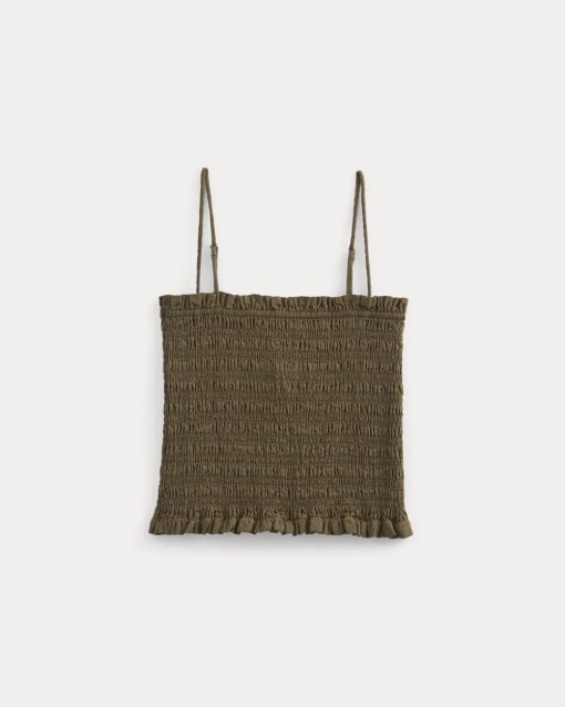Alternative view of Gauze Smocked Cami | Beech