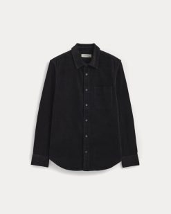 Alternative view of The Classic Shirt in Corduroy | Black