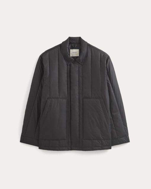 Alternative view of ReNew Vertical-Quilted Jacket | Black