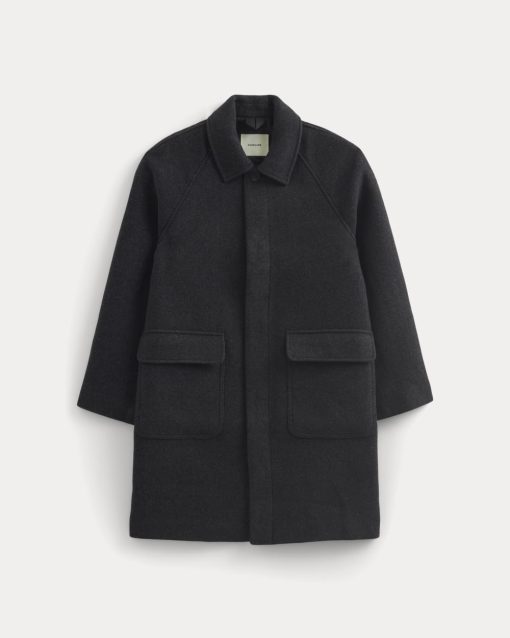 Alternative view of ReWool Car Coat | Heather Charcoal